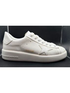 Golden Goose Purestar White Leather Sneakers EU 37 Authentic